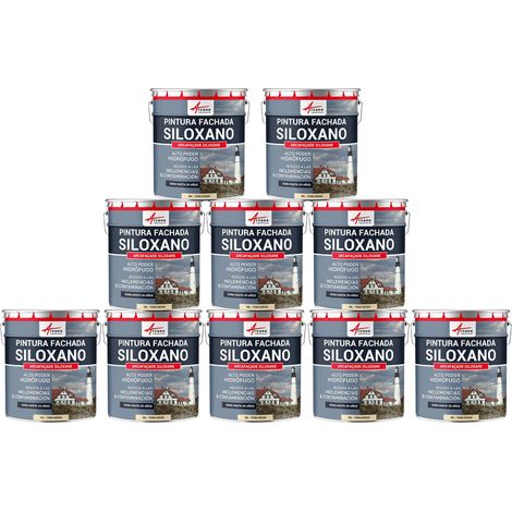 Pintura de siloxano para exteriores y fachadas, de alto poder hidrófugo - ARCAFAÇADE SILOXANE (1/3)