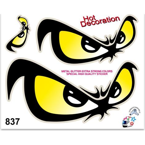 Adesivi Stickers Medi Occhi 13,5 x 16 cm (1/4)