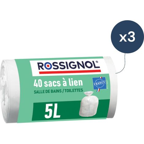 Lot de 10 sacs-poubelle 50L Fabriqué en France - BAGY ROSSIGNOL