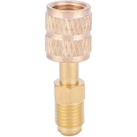 Adaptateur en laiton pour réfrigération R410A, raccord droit BSP pour climatiseur