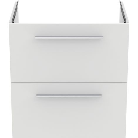 Ideal Standard i.Life A - Mueble bajo lavabo, 60x44x63 cm, 2 cajones, blanco matee T5255DU (1/5)