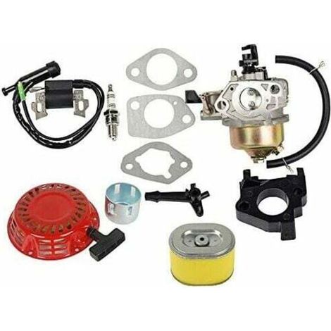 Kit carburatore 16100-ZE2-W71 per motori Honda GX240 e GX270 da 8 e 9 CV, comprensivo di filtro dell'aria e bobina di accensione.