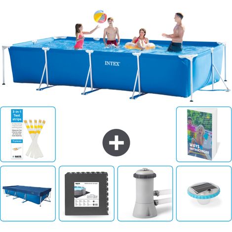 Rechteckiger Frame Pool - 450x220x84 cm - 7-teilig S86 (1/5)
