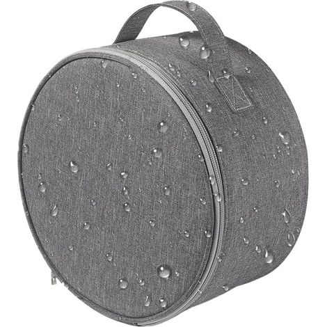 Borsa porta ventilatore - Copertura per ventilatore - Ideale per i viaggi - Cuciture rinforzate - 23 x 13 cm - Grigio (1/5)