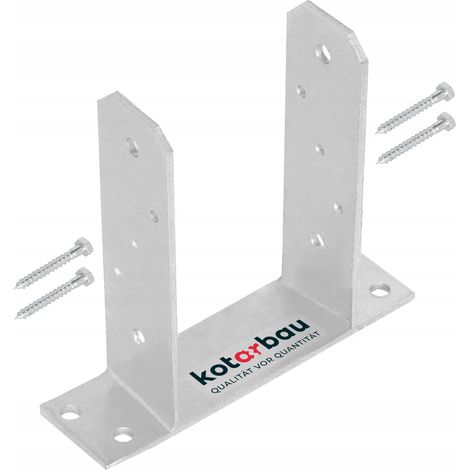 TT Base per palo in legno con staffa di ancoraggio imbullonata da 120 mm (1/5)