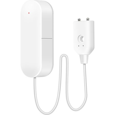 Détecteur de fuites d'eau Wi-Fi, capteur de fuites d'eau sans fil, détecteur de niveau d'eau, alarme de fuites d'eau, étanche, intelligent, notification à distance (1/5)