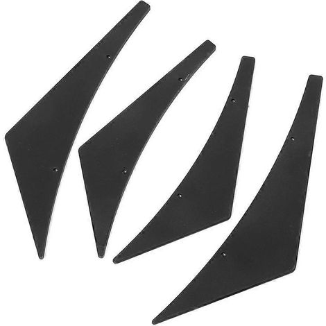 4-teiliger Frontstoßstangen-Lippen-Diffusor-Splitter-Finnen-Karosseriespoiler