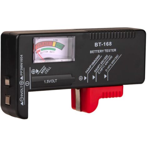 Testeur de Piles Universel,Testeur de Piles numérique,pour AA AAA C D 9V Batteries à clé à clé 1.5Vcontrôleur de tension de batterie (1/5)