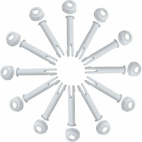 Joint pour piscine tubulaire Intex, compatible avec les modèles à cadre métallique rond, comprend 12 broches pour piscines rectangulaires et rondes de 6 cm (2,36 po). (1/4)
