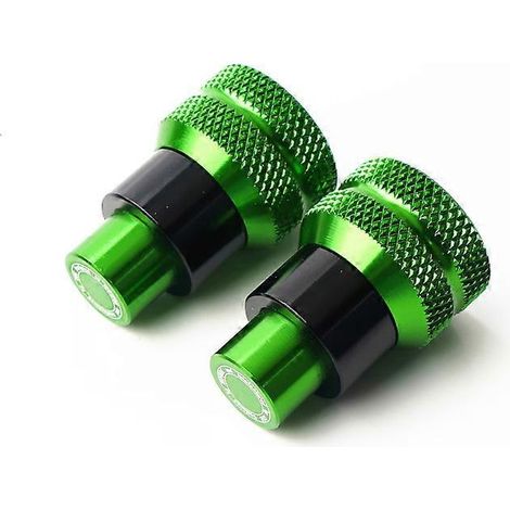 Convient pour Yamaha R3 R7 MT03 MT07 R25 MT25, cache-vis de réglage arrière en alliage d'aluminium modifié (vert) (1/5)