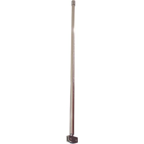 ONDEE ZEN - Barre plafond 80cm - Fixation de parois de douche 8mm - Découpable - Inox