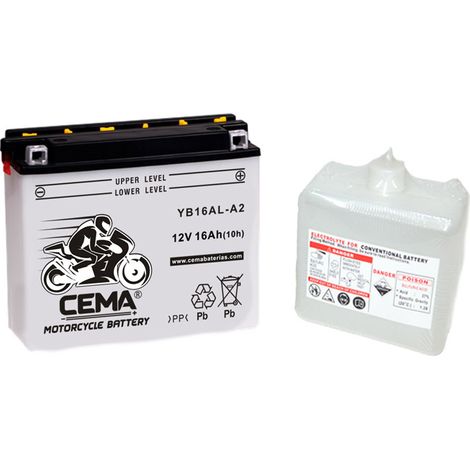 Batería de moto YB16AL-A2  Plomo ácido CB16AL-A2