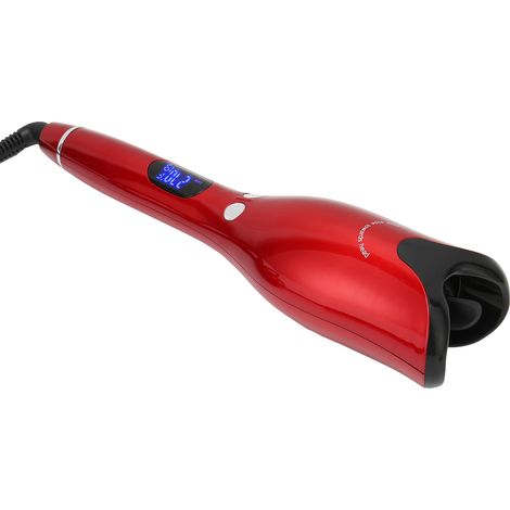 Fer à Lisser Professionnel Rouge à Température Réglable, Lisseur Automatique 110-240V avec Prise Européenne (1/5)