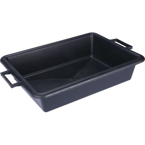Auge plastique 10 l en polyéthylène – Avec poignées pour transport de mortier et sable – Dimensions 380 x 280 x 95 mm – Vinmer