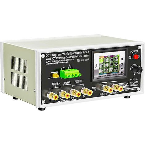 Testeur de charge électronique USB WiFi Tuya 200 V 50 A CC, moniteur de capacité de batterie haute résolution, outil de charge/décharge 150 W (1/5)