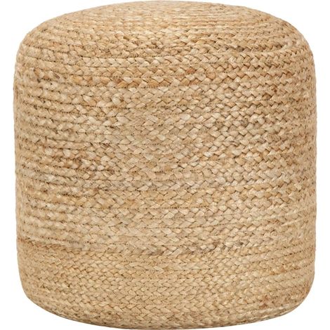 Handgefertigter Sitzpuff 40 x 45 cm Jute