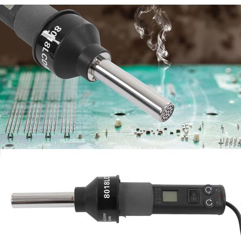 Pistolet à air chaud portable + buse + kit d'aide au soudage (norme européenne 220 V) (1/5)
