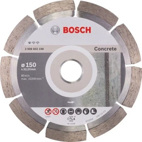 Bosch Standard for Concrete Disco diamantato per smerigliatrice - 150x2,0 mm