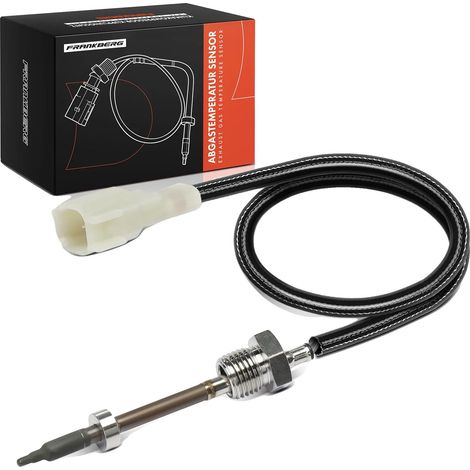 Sensor de temperatura, tamaño de rosca M14x1.5, longitud del cable 410 mm, 2 contactos de conector, tamaño de llave 17, forma de carcasa angular (1/5)