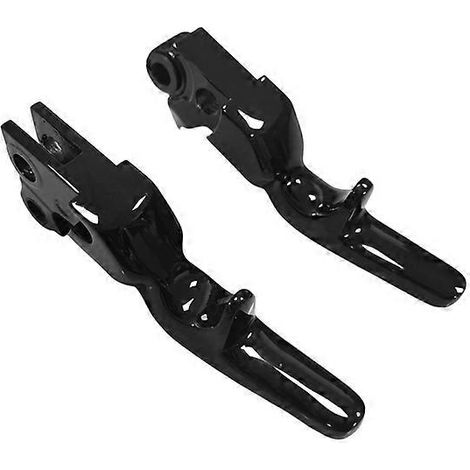 1 paire de leviers courts de frein et d'embrayage pour Harley Sportster 883/1200 (1996-2003) et Softail Deluxe FLSTN (1996-2012) (1/5)