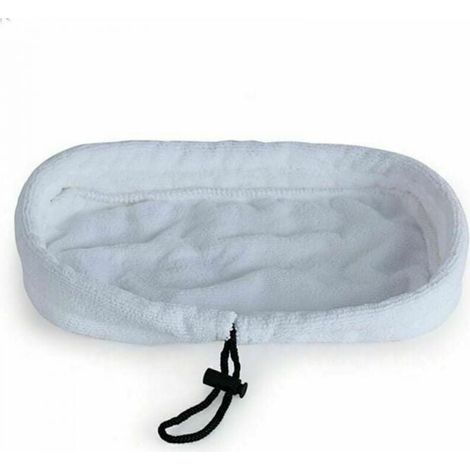 Stück universelle, waschbare Mikrofaser-Ersatzpads für Dampfreiniger, 27 x 16 cm (weiß)