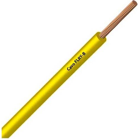 Câble Fil Unipolaire FLRY-B ISO 6722 Classe B Sec. 1,00 jaune