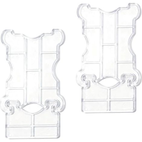 2 protections murales en silicone transparentes et résistantes (1/5)