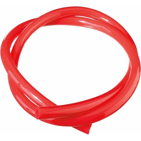 Durite essence rouge translucide haute qualité spéciale hydrocarbure Huile Tuyau Carburant, Ø 4,5mm x 1 mètre (1/2)