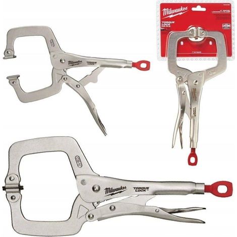 Milwaukee Pinza a bloccaggio 280 mm con ganasce indurite