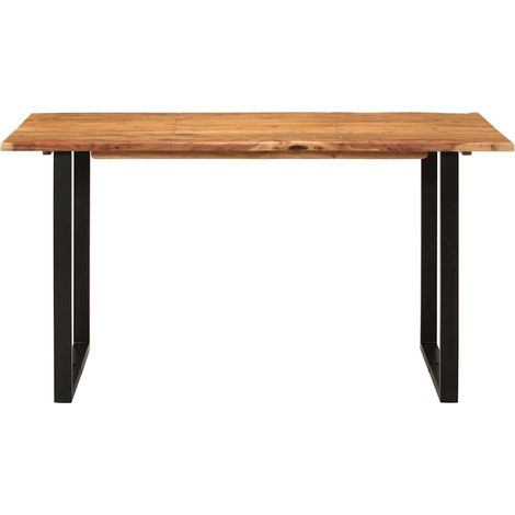 Maison Exclusive - Esstisch 140×70×76 cm Akazie-Massivholz