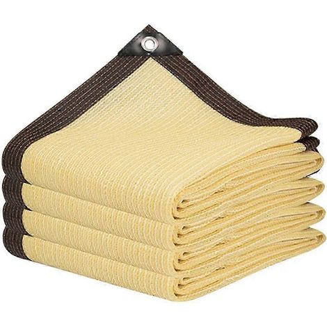 Filet d'ombrage beige avec protection UV pour jardin, balcon, abri de jardin, voile d'ombrage pour piscine extérieure (1/5)