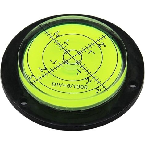 Dispositif de mesure de niveau à bulle circulaire pour grues