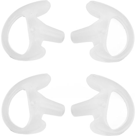 Embouts d'oreille de rechange en silicone écologique pour talkie-walkie (accessoires pour radios bidirectionnelles), taille L, 2 paires-AquaForge (1/5)