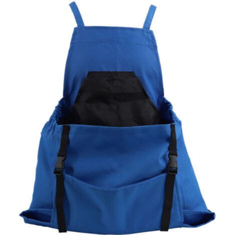 Tablier de récolte d'extérieur, bleu, 5060cm, 1 pièce tablier de jardinage et de récolte, sac à dos, tablier à outils, sac de récolte. (1/5)