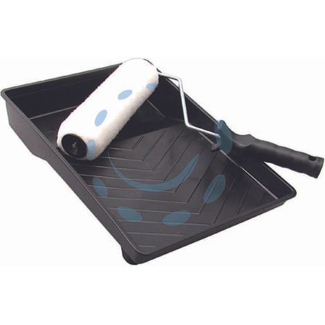 SET RULLO CON BACINELLA PER PITTURE MURALI - rullo cm.3,7 cm.22x25x32,5h.