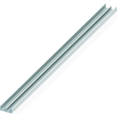 Vormann PVC Profil Führungsschiene 10x6x1 mm, weiß 1000 mm lang