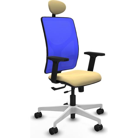 Chaise piqueras y crespo Motilla crème simili cuir maille (1/2)