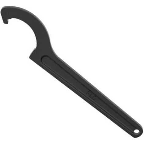 Clé à molette, clé à ergots crantée, pour écrous crantés, tailles 28 à 32 mm, épaisseur de la tête 5 mm, clé plate