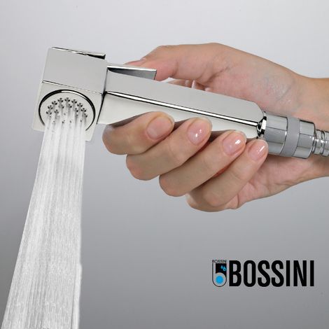 Douchette d’arrêt WC CUBE Brass chromé - Bossini B00475030 (1/2)