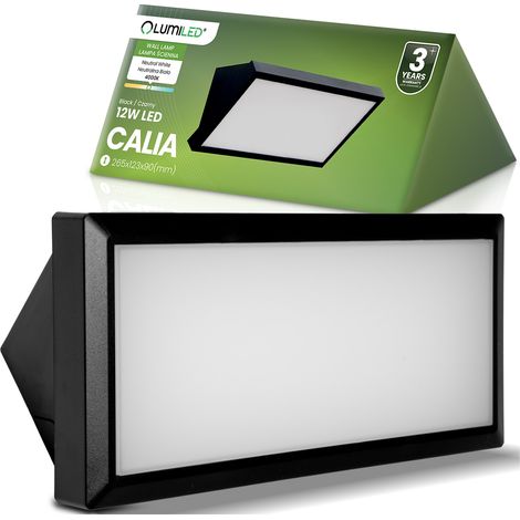 Lámpara de jardín exterior, aplique de pared, LED de 12 W, IP44, Calia Lumiled (1/5)