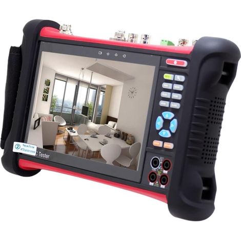 Testeur de vidéosurveillance prenant en charge la caméra IP Moniteur De Test De Vidéosurveillance 7 Pouces, Testeur De Caméra Série X7 8MP TVI AHD CVI SDI Testeur De Vidéosurveillance Multimètre Rj45 (1/5)