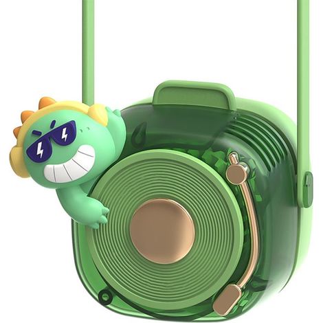 Lüfterradloser Nackenventilator – USB-aufladbar, 3 Geschwindigkeitsstufen – Zur Befestigung am Hals für Sport, Reisen und Büro – USB-C-Ladeanschluss (1/5)