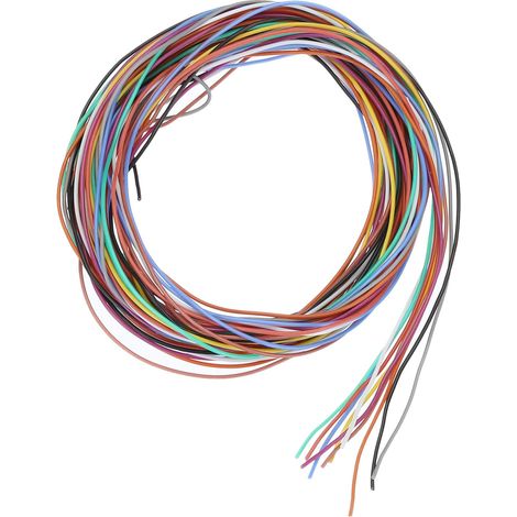 Fil de Raccordement Pvc 1,5M 30Awg Bobine 10 Couleurs 0,08 cm Dia (1/5)