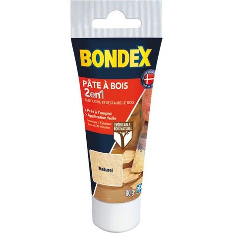 Pasta di legno naturale Tubo 80g - Bondex