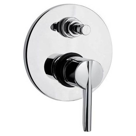 MISCELATORE MONOCOMANDO INCASSO DOCCIA CON DEVIATORE LINEA PIN Misura: Cromo