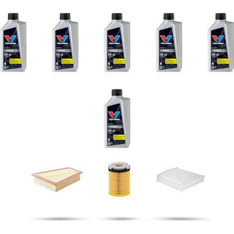 Kit tagliando 3 FILTRI e 6L OLIO compatibile con Infiniti Q30 1.6 115kw dal 2015 (1/5)
