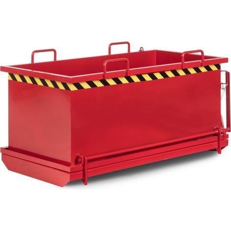 RR Industrietechnik Klappbodenbehälter Typ RKB 1490x690x845mm 500dm³ RAL 3000 Feuerrot