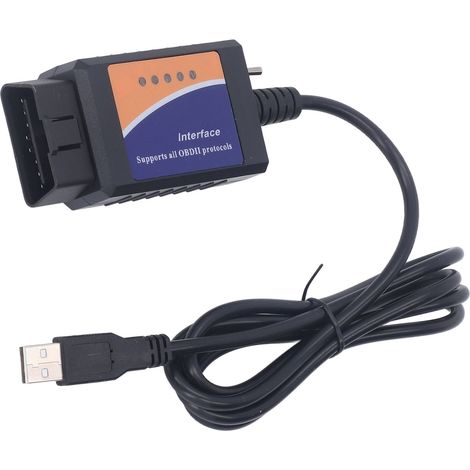 Scanner OBD2 ELM327 PIC18F25K80 Outil Diagnostic Auto avec CD, Compatible Tous Protocoles OBD2, Remplacement pour Ford (1/5)