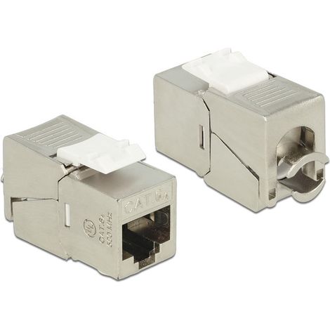 DeLOCK Delock RJ45/LSA Cat.6A - Métallique - Blanc - RJ45 - LSA Cat.6A - Cat6a - ISO/IEC 11801 2.2 - EN 50173-1:2011 - EN 60603-7-51 - Cat.6A of ANSI/TIA 568-C.2 - 14,5 mm (86179)