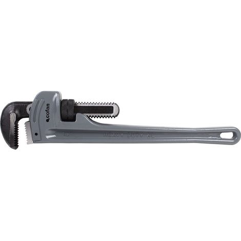 Clé à griffe ou Stillson Fabriquée en aluminium Clé serre tube Plusieurs tailles Manche en forme de I